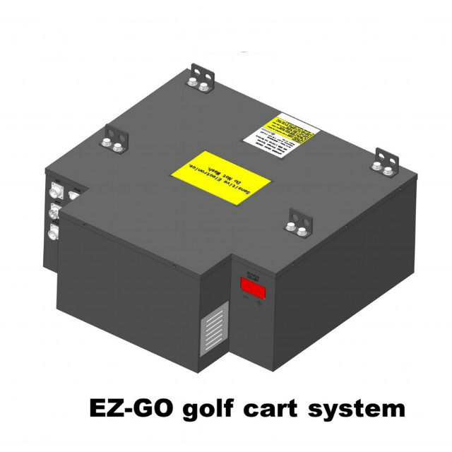 48V 80Ah LiFePO4 Battery Prismatic Cell Powerful Ready Drop In Golf Cart Trolley