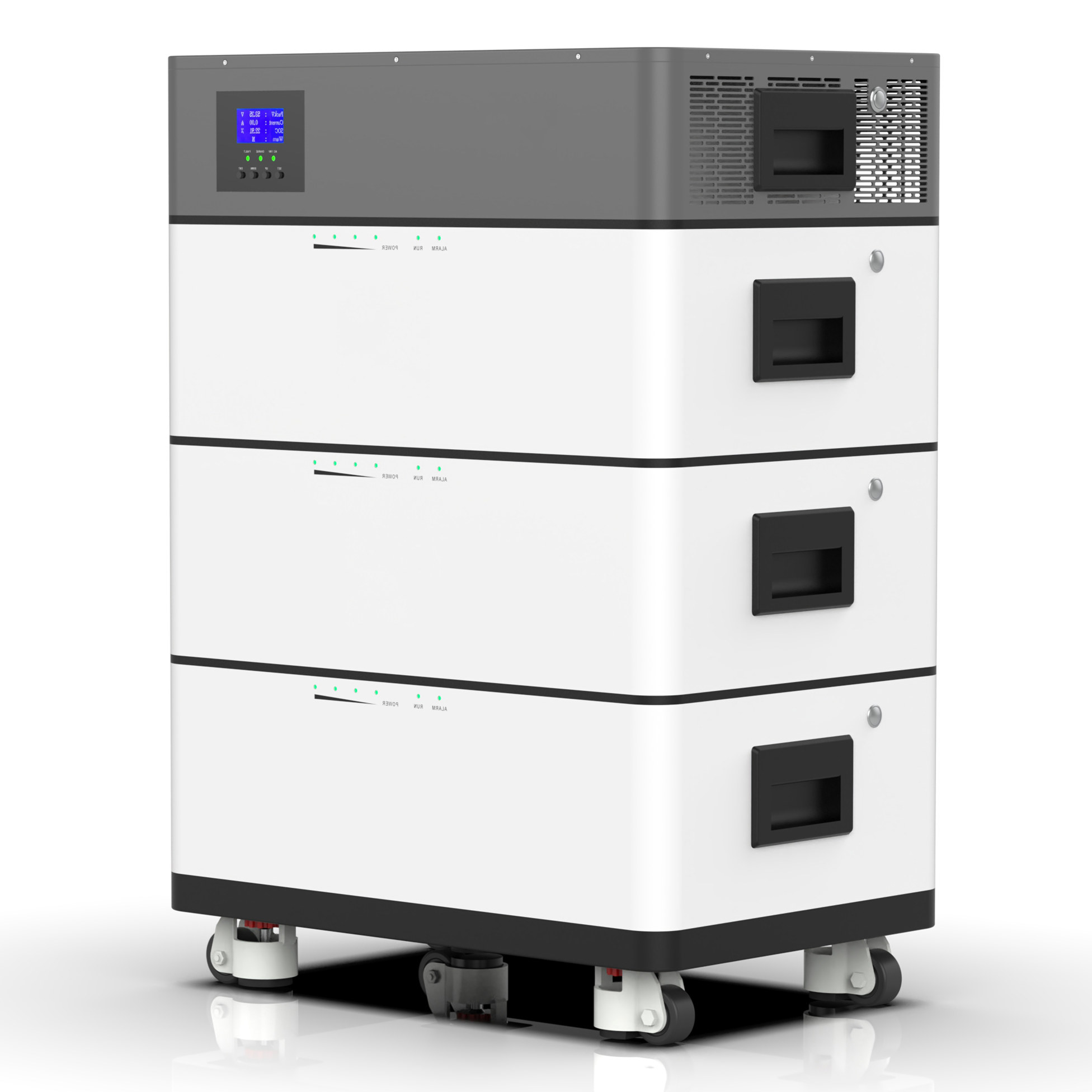RJ TECH 307.2v 50ah BESS high voltage Hybrid Inverter Solar LiFePO4 Battery