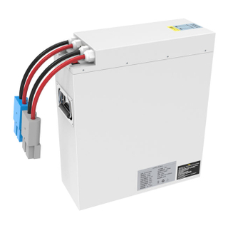 24V 50AH AGV LiFePO4 Battery Utility EV Material Handling Vehicles Robots Smart BMS 